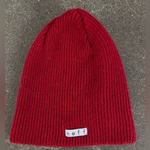 Neff Knit Beanie Unisex Red